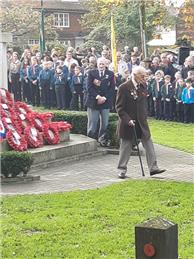 Tenterden Wreath  Laying Ceremony